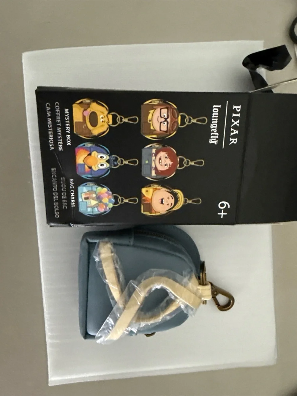 Loungefly Pixar UP Ellie Character Bag Charm Keychain